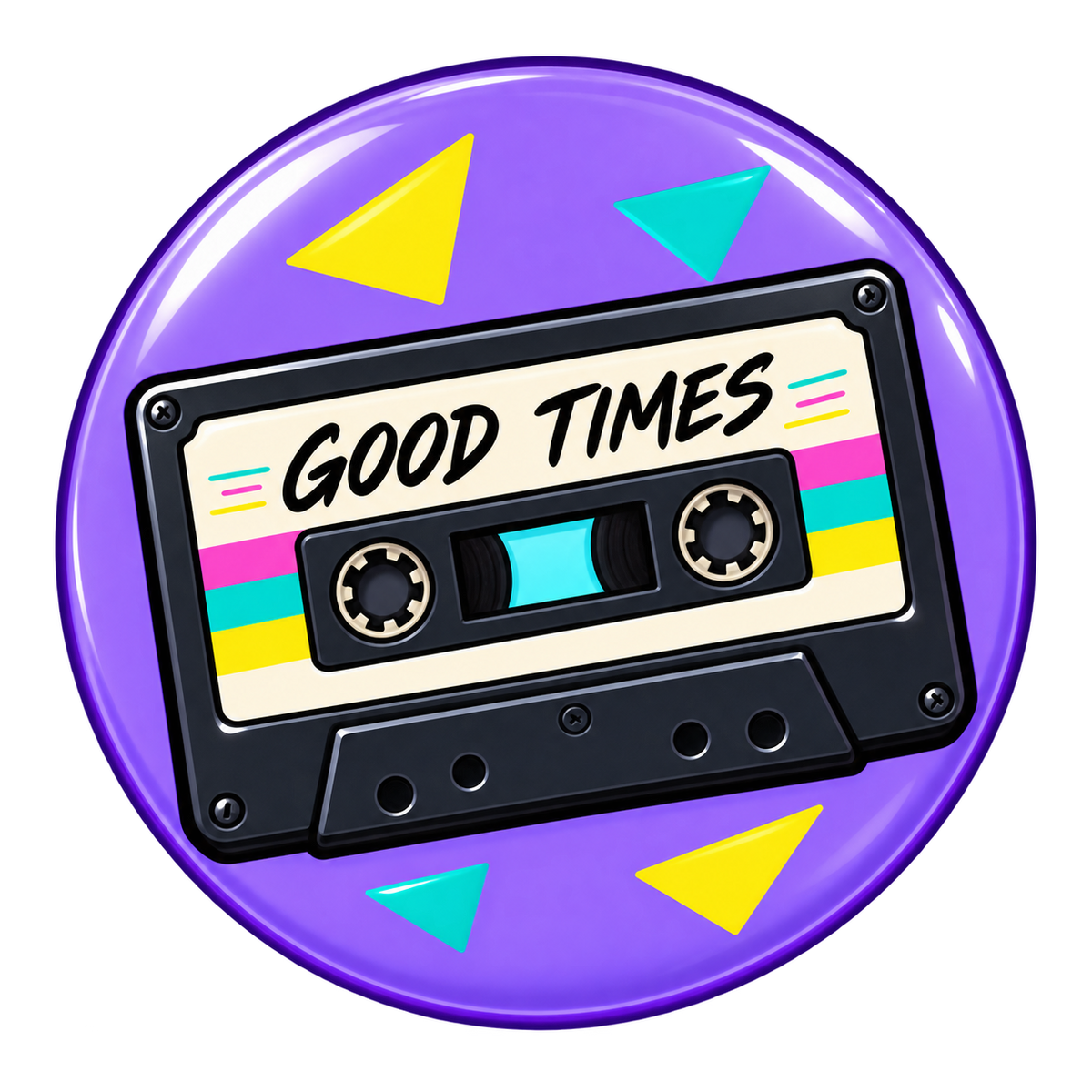 Pack 4 Pins Retro Club 80 💿